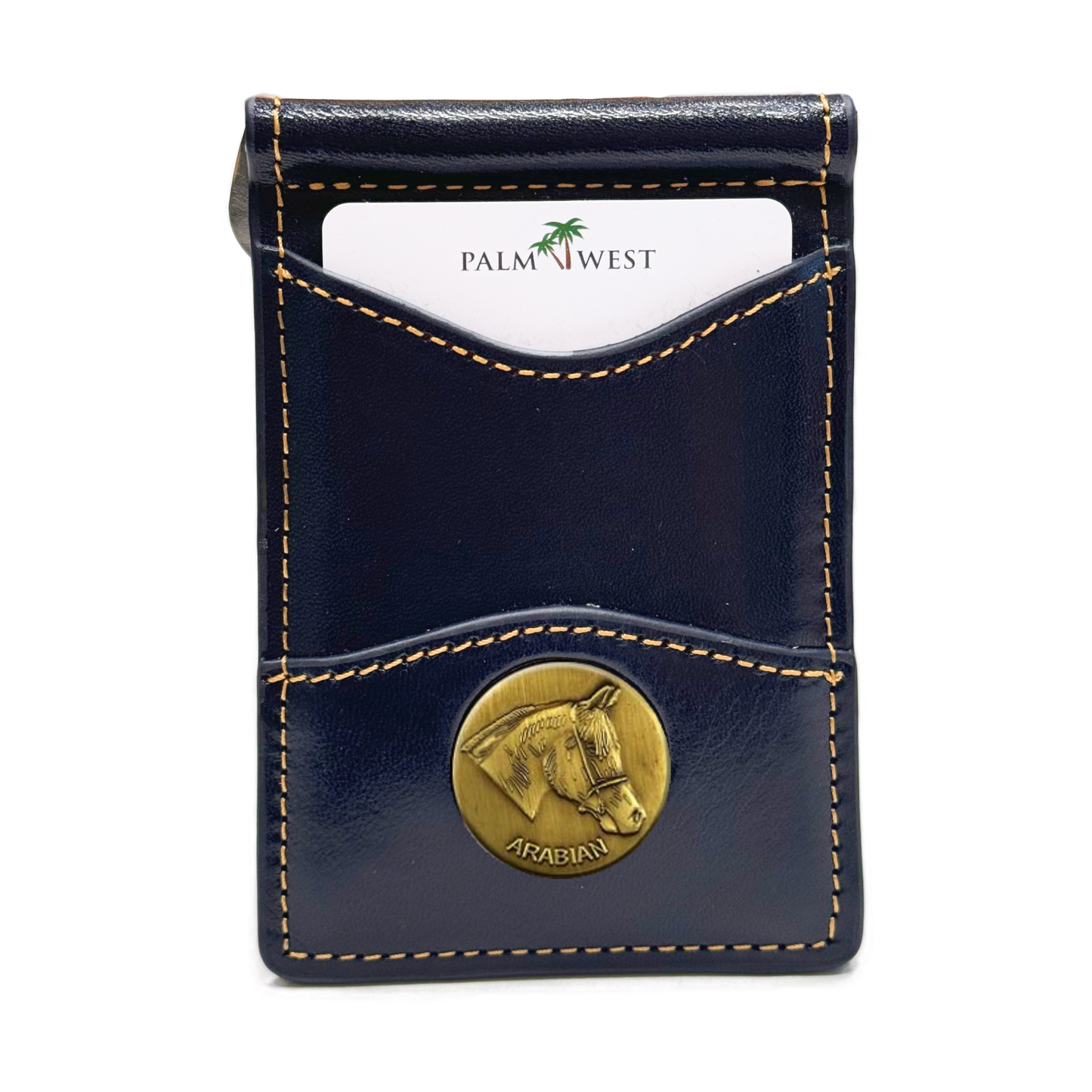 225MRFID Denver Money Clip - Navy Blue