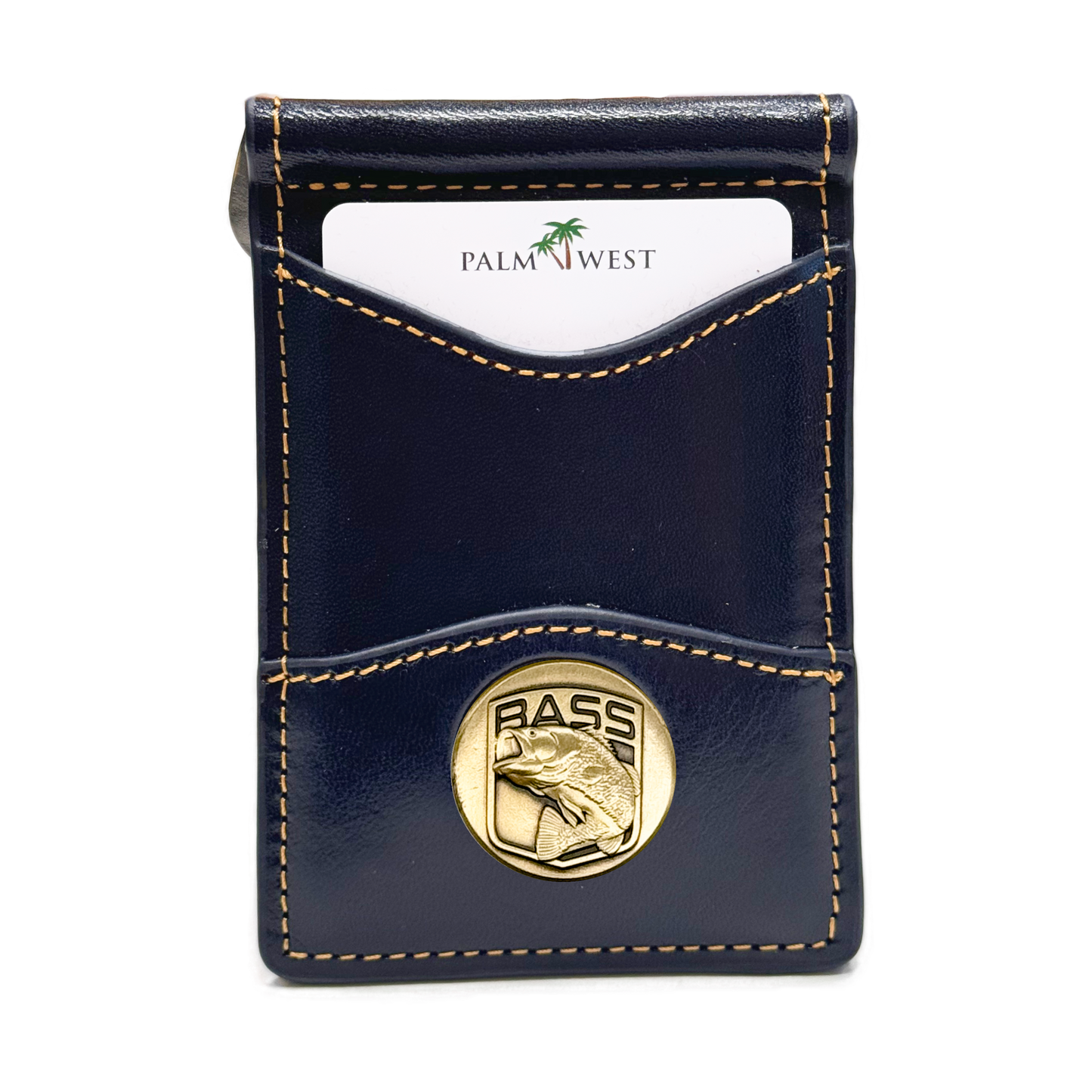 225MRFID Denver Money Clip - Navy Blue
