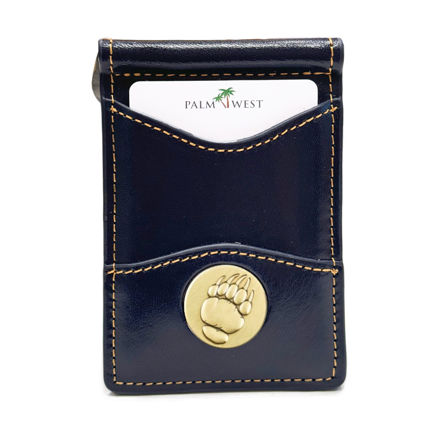 225MRFID Denver Money Clip - Navy Blue