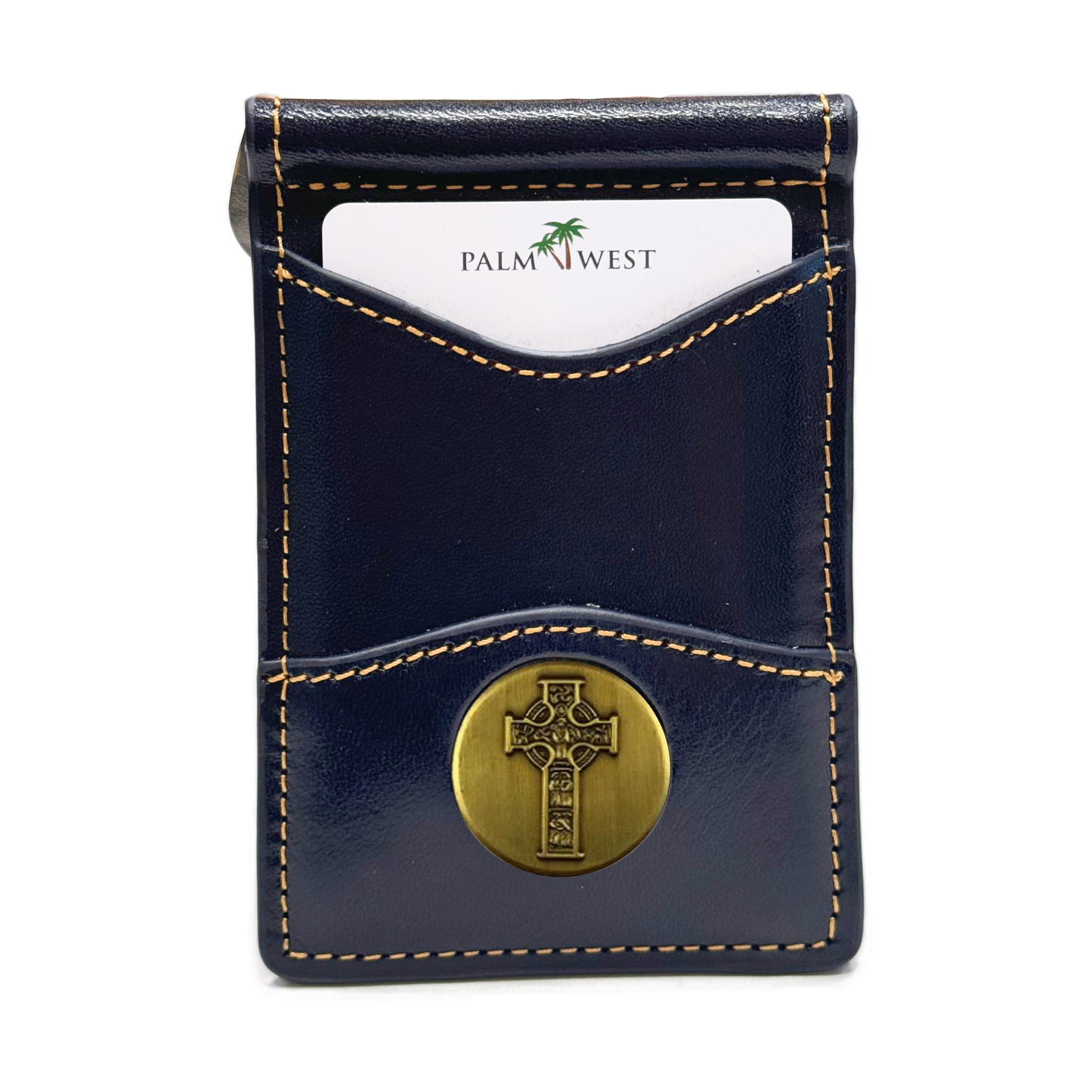 225MRFID Denver Money Clip - Navy Blue