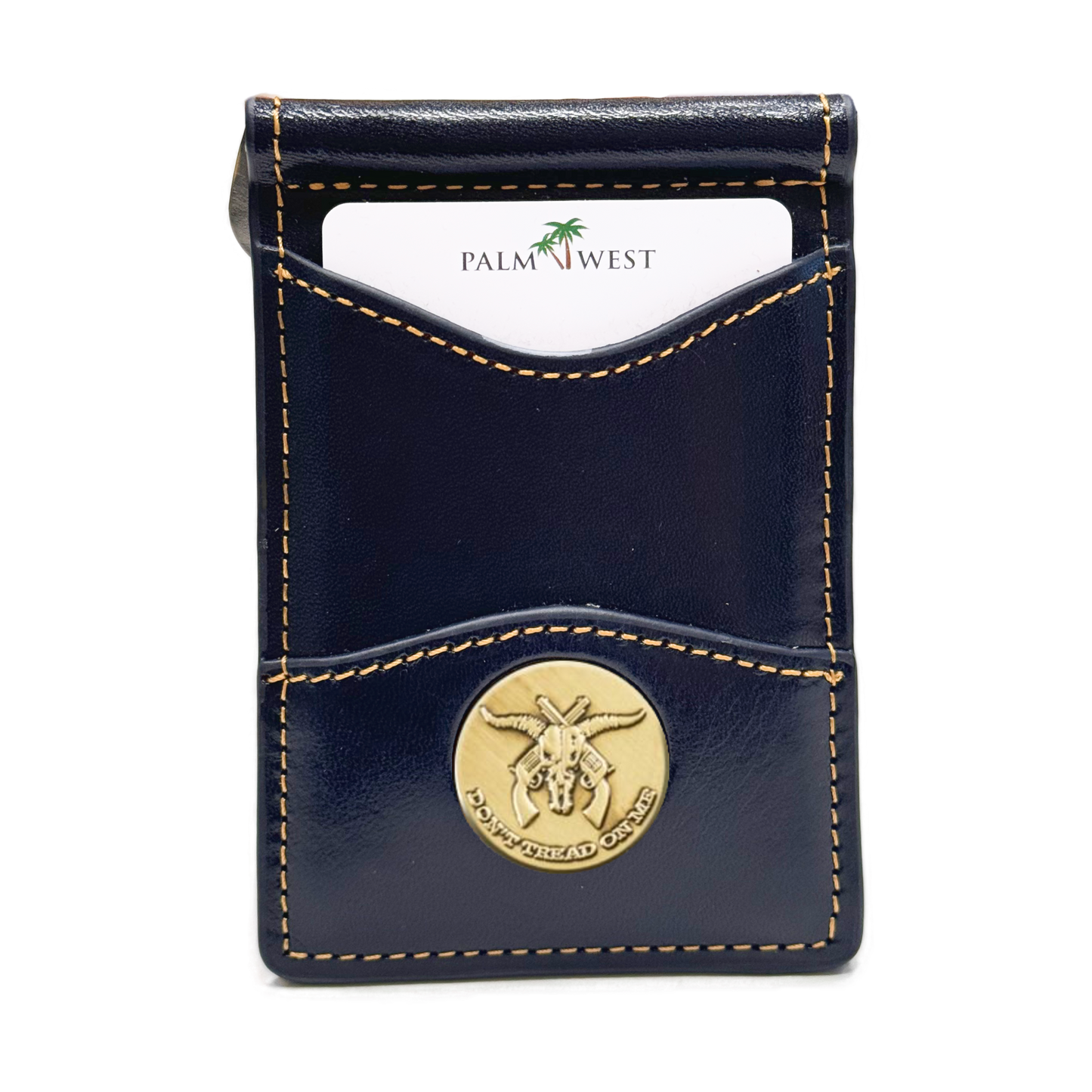 225MRFID Denver Money Clip - Navy Blue