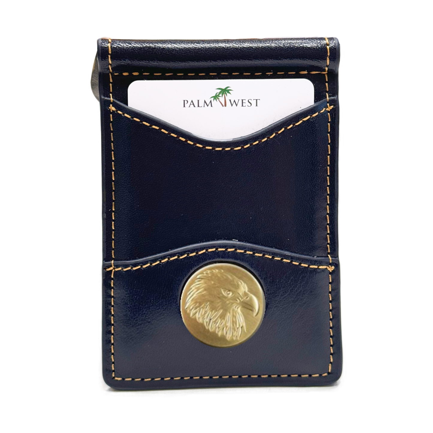 225MRFID Denver Money Clip - Navy Blue