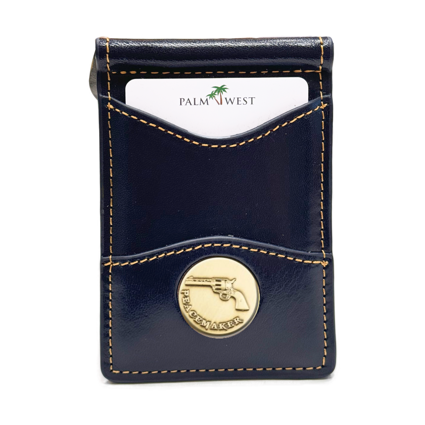 225MRFID Denver Money Clip - Navy Blue