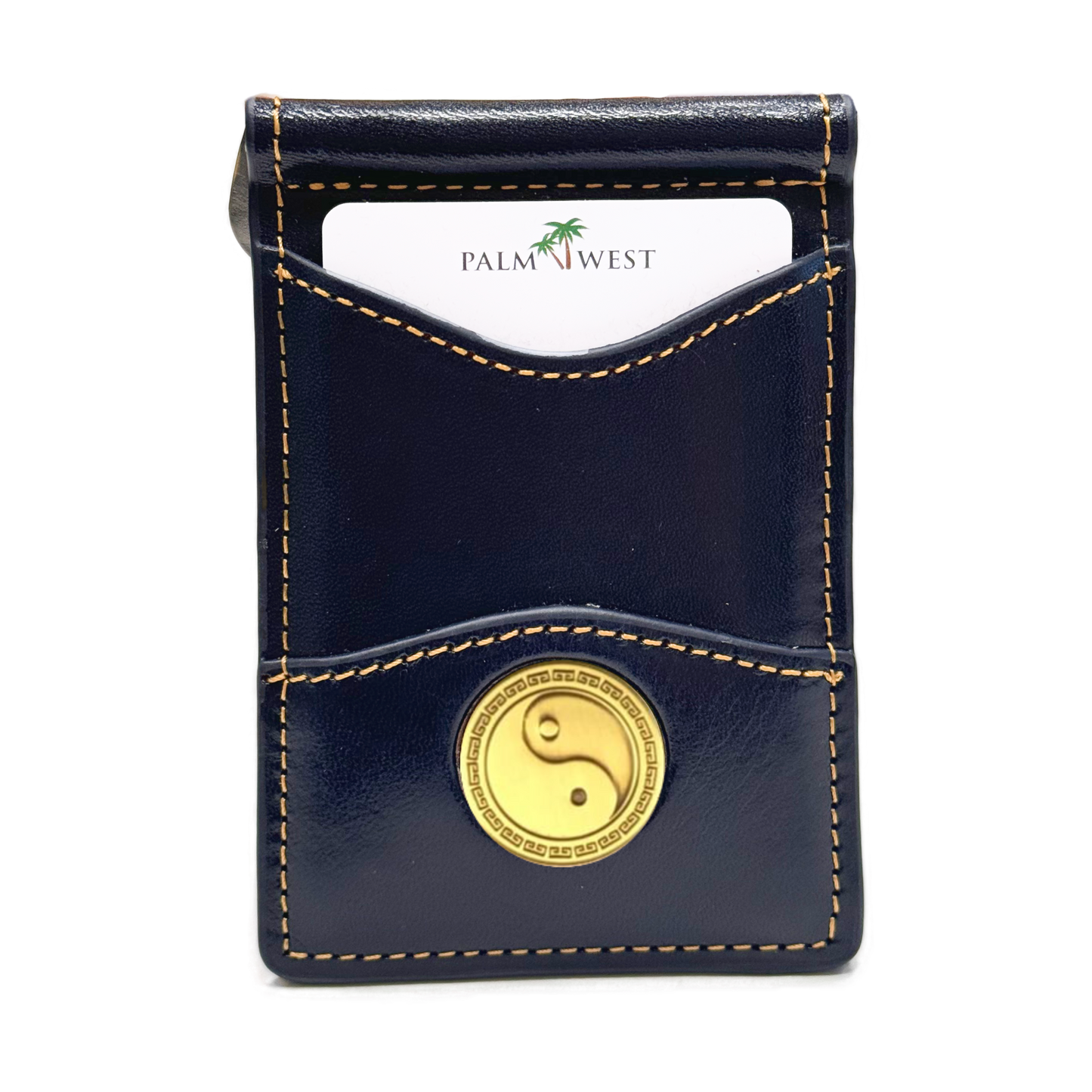 225MRFID Denver Money Clip - Navy Blue