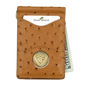 225MRFID Denver Money Clip - Ostrich Print