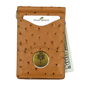 225MRFID Denver Money Clip - Ostrich Print