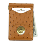 225MRFID Denver Money Clip - Ostrich Print