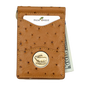 225MRFID Denver Money Clip - Ostrich Print
