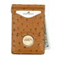 225MRFID Denver Money Clip - Ostrich Print