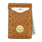 225MRFID Denver Money Clip - Ostrich Print