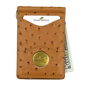 225MRFID Denver Money Clip - Ostrich Print