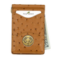 225MRFID Denver Money Clip - Ostrich Print