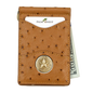 225MRFID Denver Money Clip - Ostrich Print