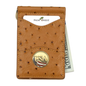 225MRFID Denver Money Clip - Ostrich Print