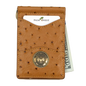 225MRFID Denver Money Clip - Ostrich Print
