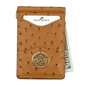 225MRFID Denver Money Clip - Ostrich Print