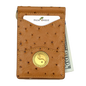225MRFID Denver Money Clip - Ostrich Print