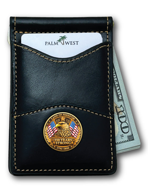 225MRFID Denver Money Clip - Black (250th Edition)