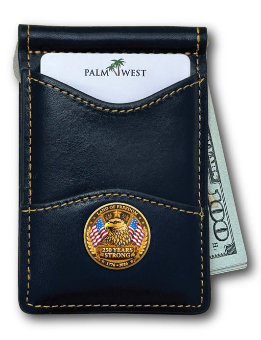 225MRFID Denver Money Clip - Navy Blue(250th Edition)