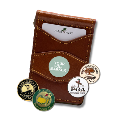 Club Ball Marker Money Clip, Saddle