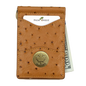 225MRFID Denver Money Clip - Ostrich Print