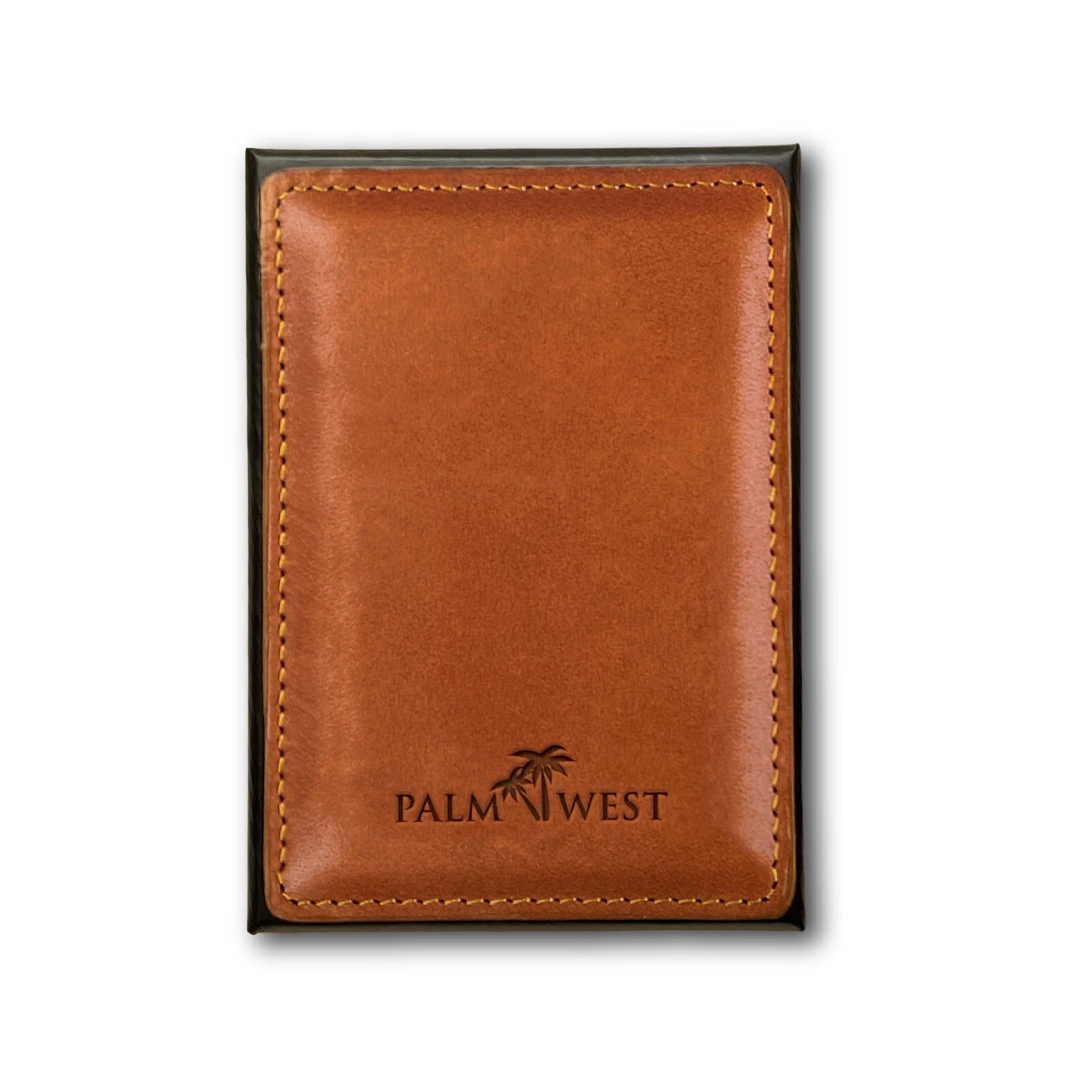 225MRFID Denver Money Clip - Dark Brown – Palm West Money Clips