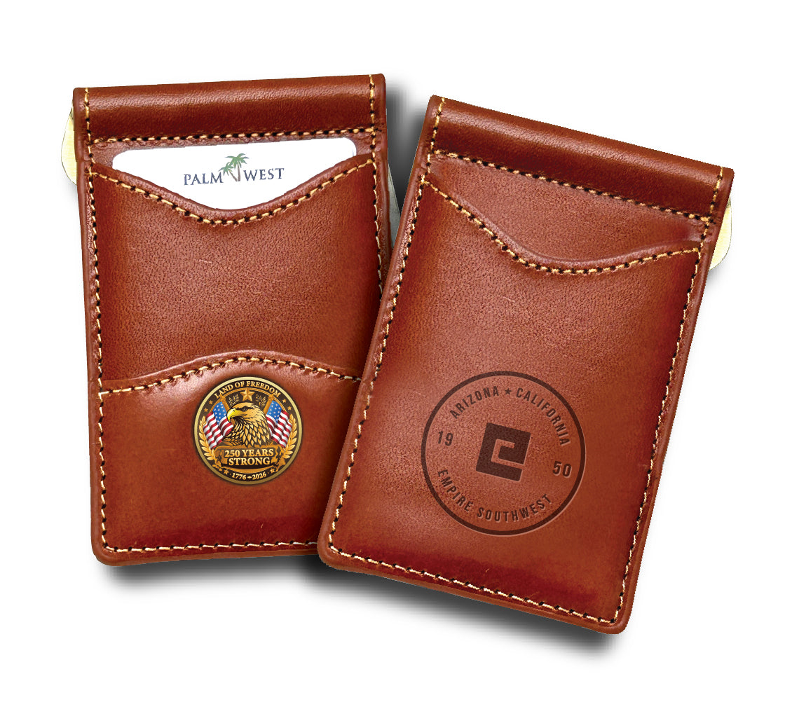 225MRFID Denver Money Clip - Saddle Tan (250th Edition)