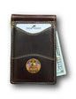 225MRFID Denver Money Clip - Dark Brown