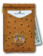 225MRFID Denver Money Clip - Ostrich Print