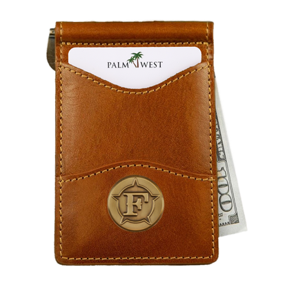 225MRFID Denver Money Clip - Saddle Tan